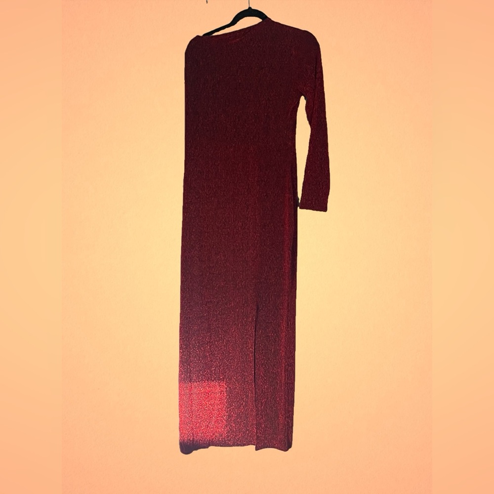 Sparkly red dress